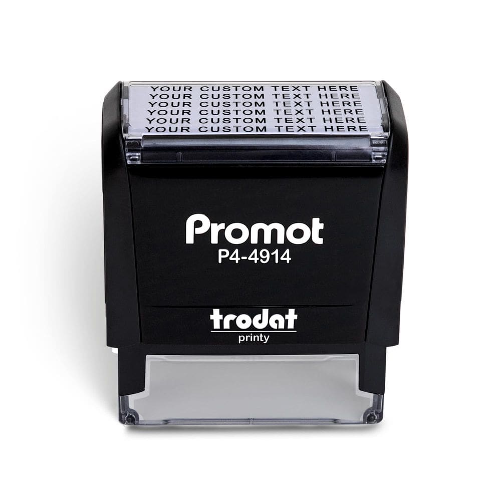 Carimbo de texto personalizado Promover carimbo com tinta automática para endereço