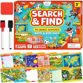 Activity Mats Clever Fox Jogue, pesquise e encontre 30 jogos de 3 a 8 anos