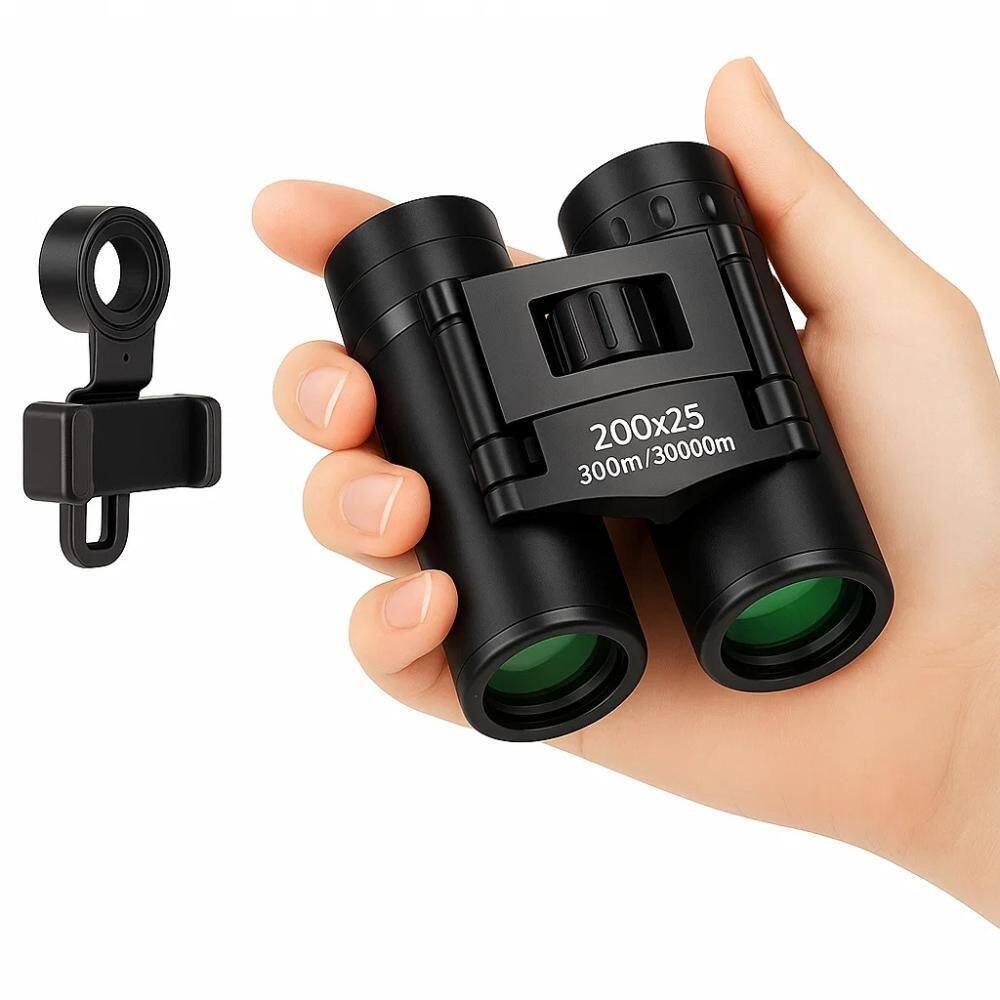 Binóculo De Longo Alcance 200X25 Com Suporte Celular