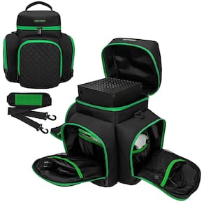 Estojo de transporte CROTIRAD compatível com Xbox Series X Green