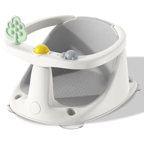 Assento de banho para bebês RPTGH antiderrapante com ventosas de 6 m ou mais cinza