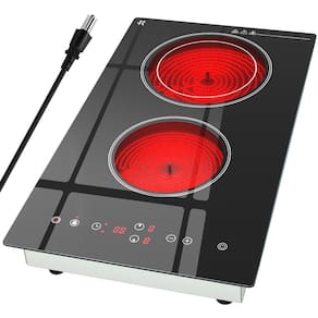 Fogão elétrico Zarbaco 2 Burner 1800W 120V Tampo cerâmico