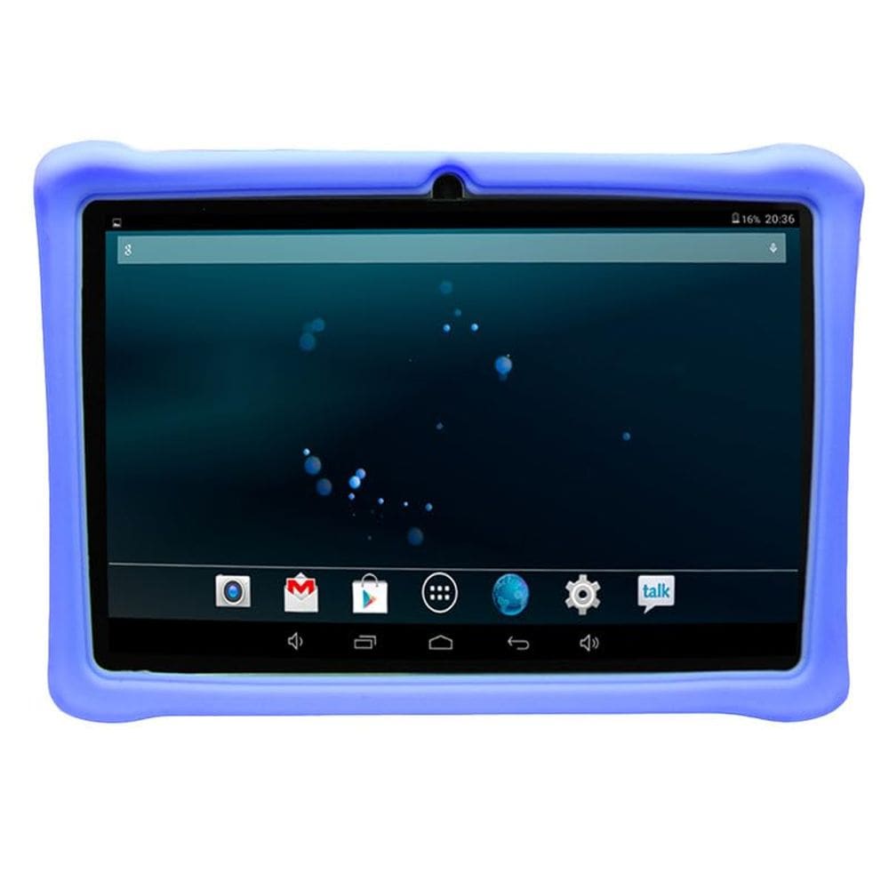 Capa para tablet SDEALS Capa de silicone para tablets de 7 polegadas azul