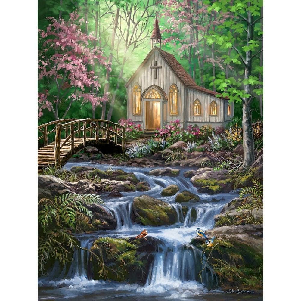 Quebra-cabeça Springbok Peaceful Prayer 500 peças para adultos