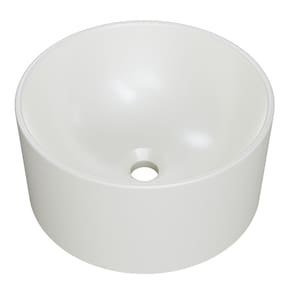 Cuba Pia Para Banheiro Redonda 26cm Celine C08 Bege - Mpozenato
