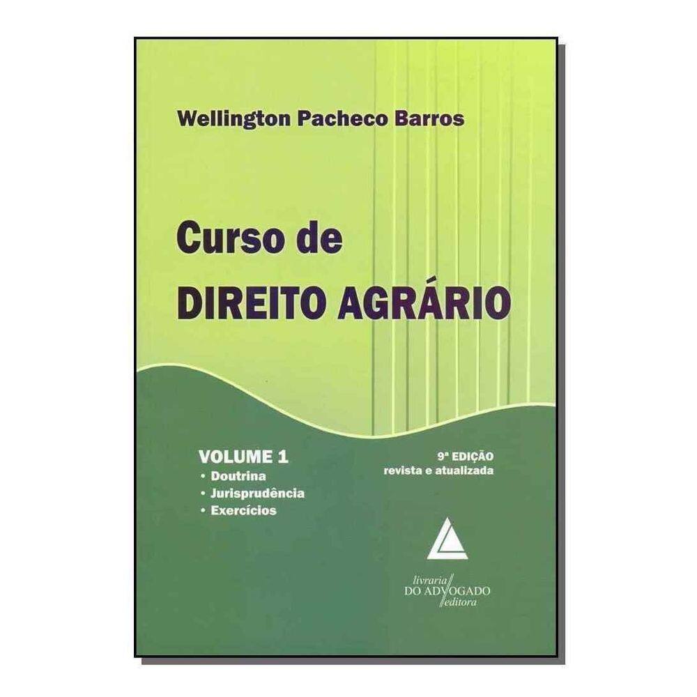 Curso de Direito Agrário - Vol.01 - 09Ed/15