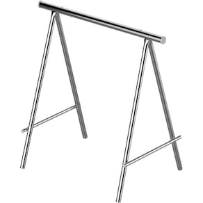 Cavalete Redondo Base De Mesa Aço Cromado Flape