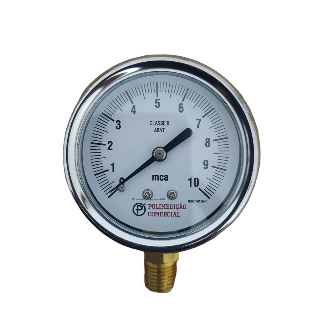 Manômetro Inox Glic. 1/4 Npt 0-700bar 0-10.000 Psi 63mm