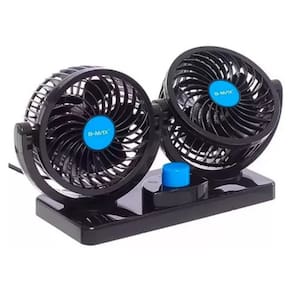Mini Ventilador Painel Automotivo Duplo Para Motorista