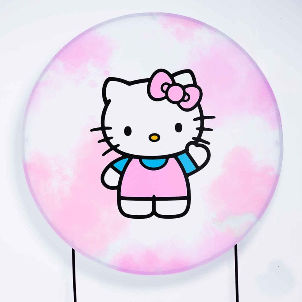 Painel Decorativo para Festa 1,80x1,80 metros Vesti Fácil com Elástico Hello Kitty - Fera Print