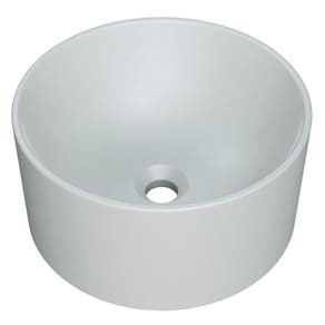 Cuba Pia Para Banheiro Redonda 26cm Celine C08 Cinza Mpozenato