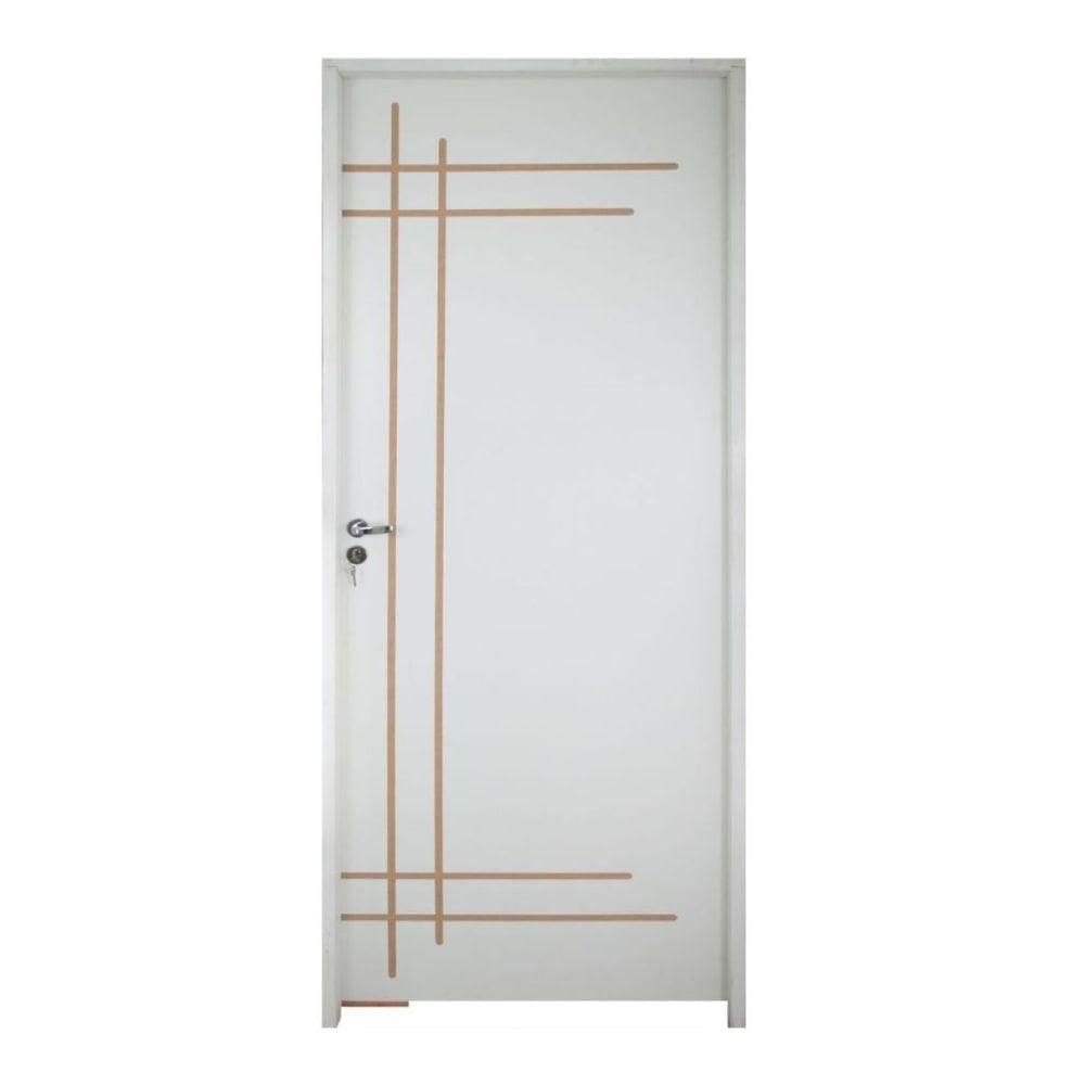 Porta Belíssima 9 Prime Batente Regulável 13-16 Cm E Guarnição 82 X 2.10 Lado Direito - Rodam