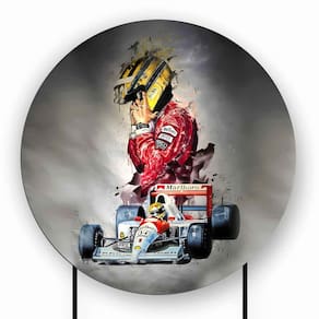 Painel Decorativo para Festa 1,30x1,30 metros Vesti Fácil com Elástico Fórmula 1 - Fera Print