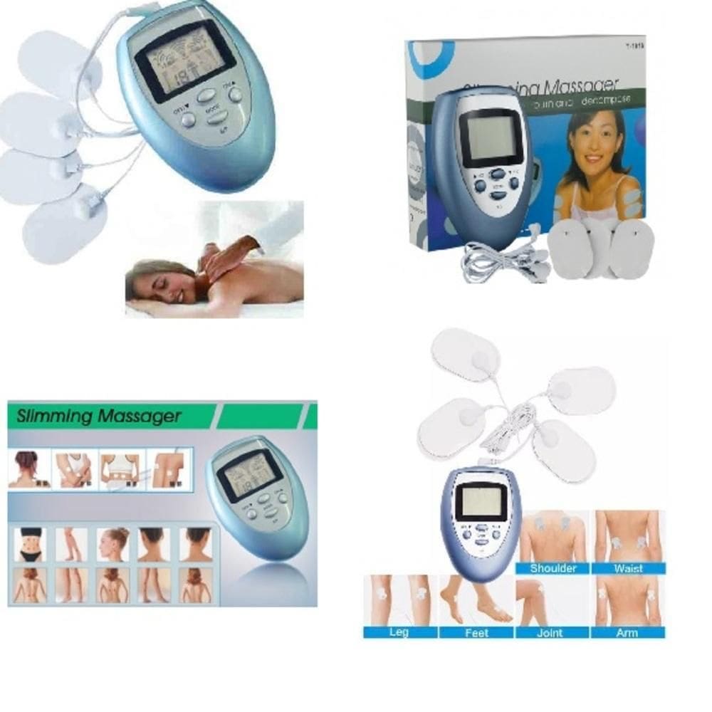 Aparelho Fisioterapia Portatil Digital Muscular Terapia Massagem Estimulador Tens