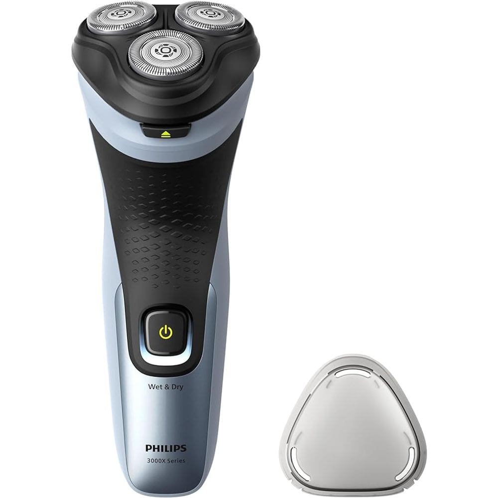 Philips Barbeador Elétrico Masculino Uso Seco e Molhado  Cabeças flexíveis 3D com Aparador Retrátil X3063/03