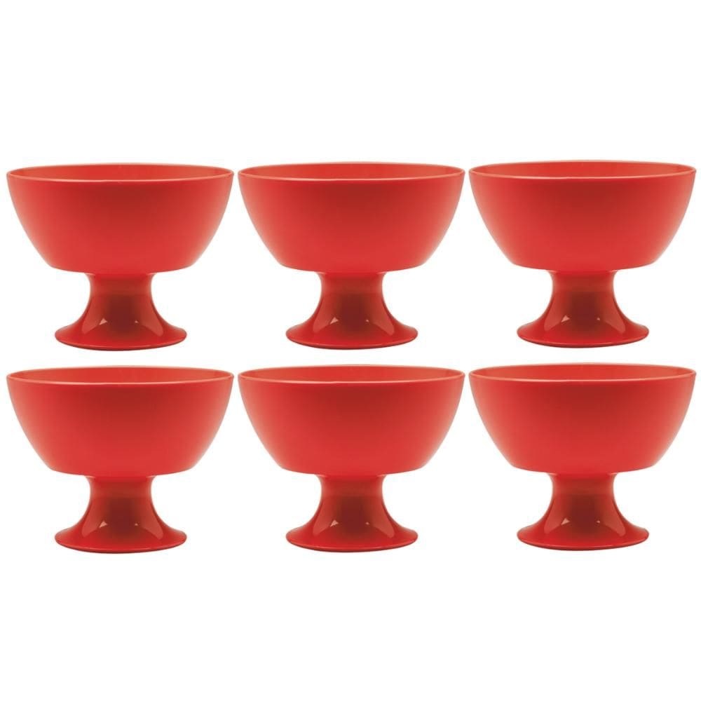 Conjunto 6 Taças Para Sobremesa Luna 300ml Jogo De Sobremesa