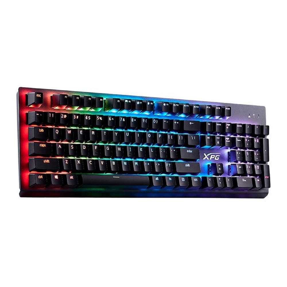 Teclado Mecânico Gamer XPG Mage, RGB, Switch Red, USB, Preto