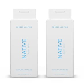 Sabonete líquido nativo em pó e perfume de algodão 532 ml - pacote com 2