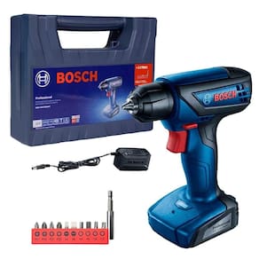 Furadeira e Parafusadeira Bosch à Bateria GSR 1000 Smart 12V com Maleta e Acessórios