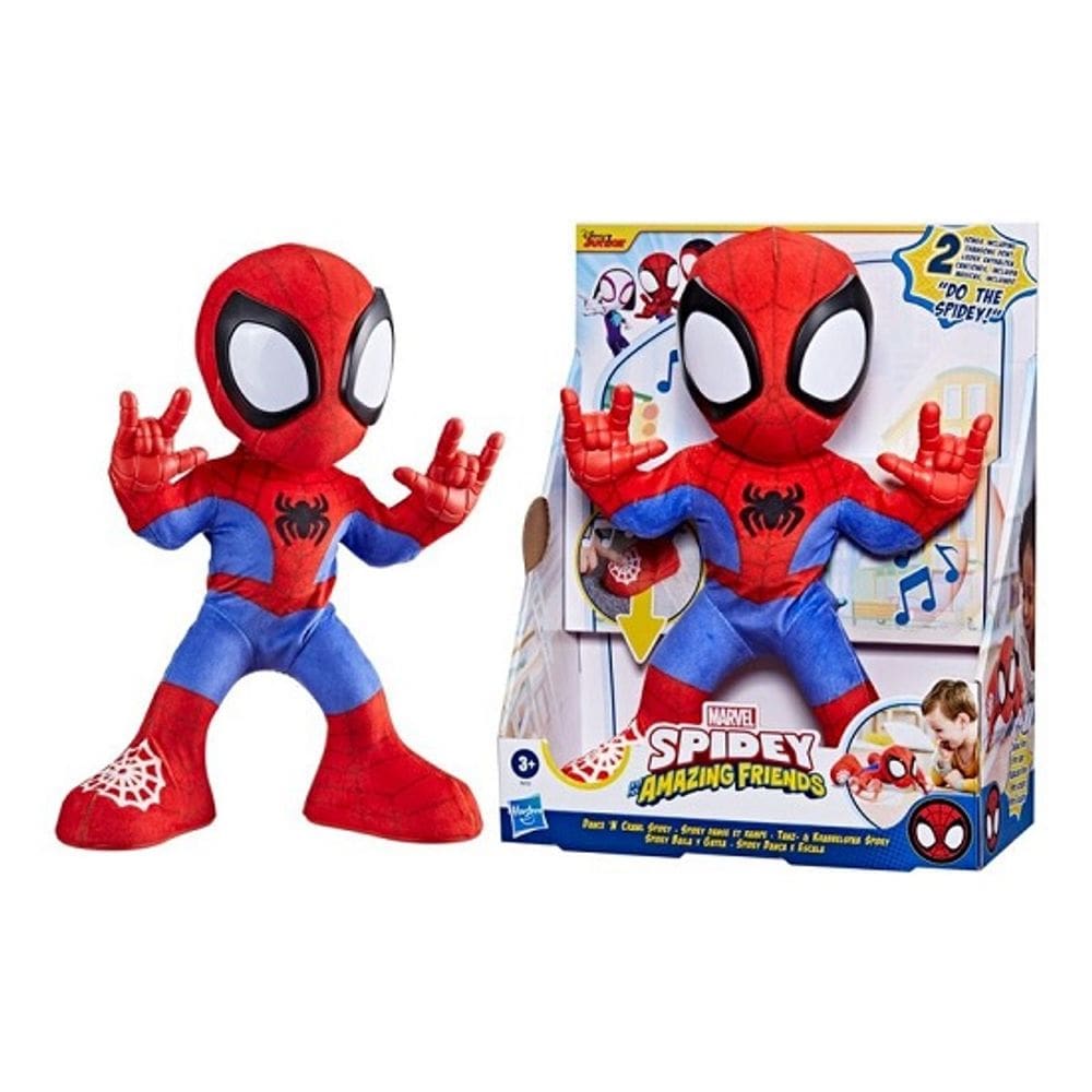 Boneco Spidey Interativo 30 Cm Dance `n Craw Com Som – Dança, Engatinha - Hasbro
