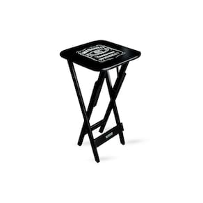 Mesa Bistrô Dobrável Jack Daniel`s Madeira Preta