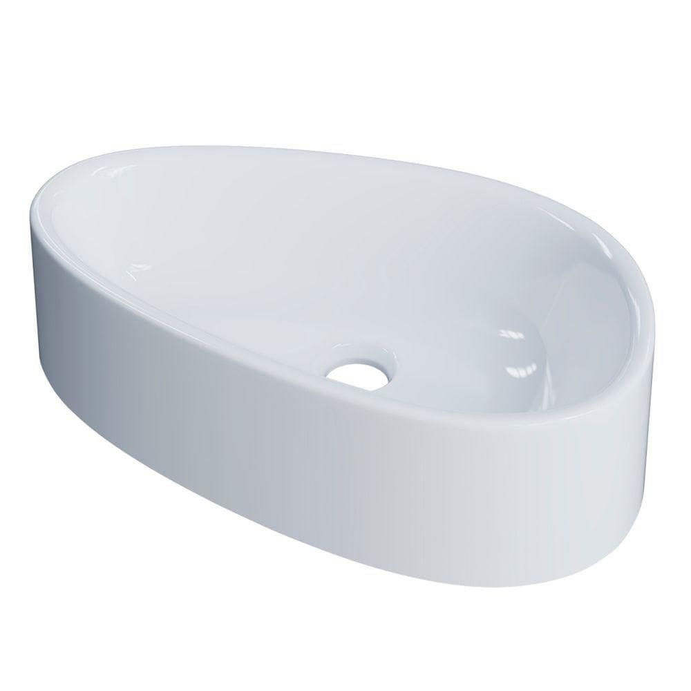 Cuba Pia Para Banheiro Gota 43cm Maitê C08 Branco Mpozenato