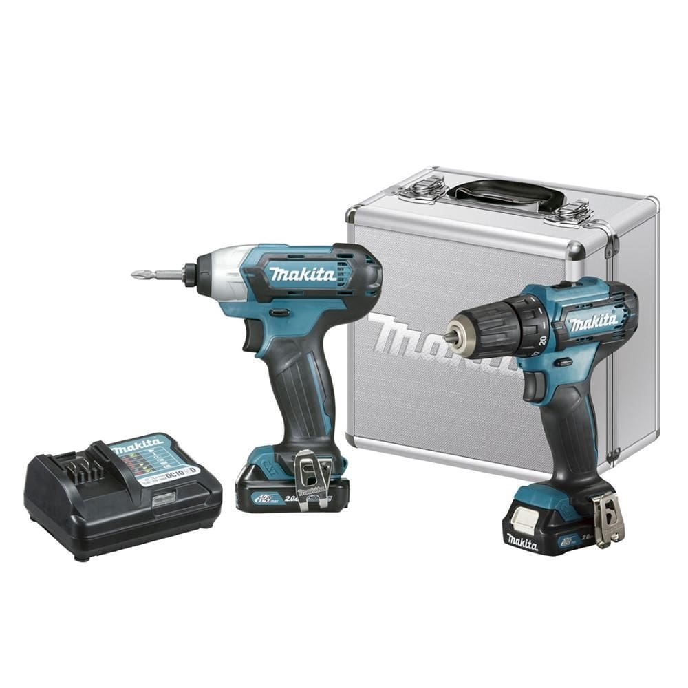 Furadeira e Parafusadeira à Bateria Makita de Impacto CLX224SAX 12V