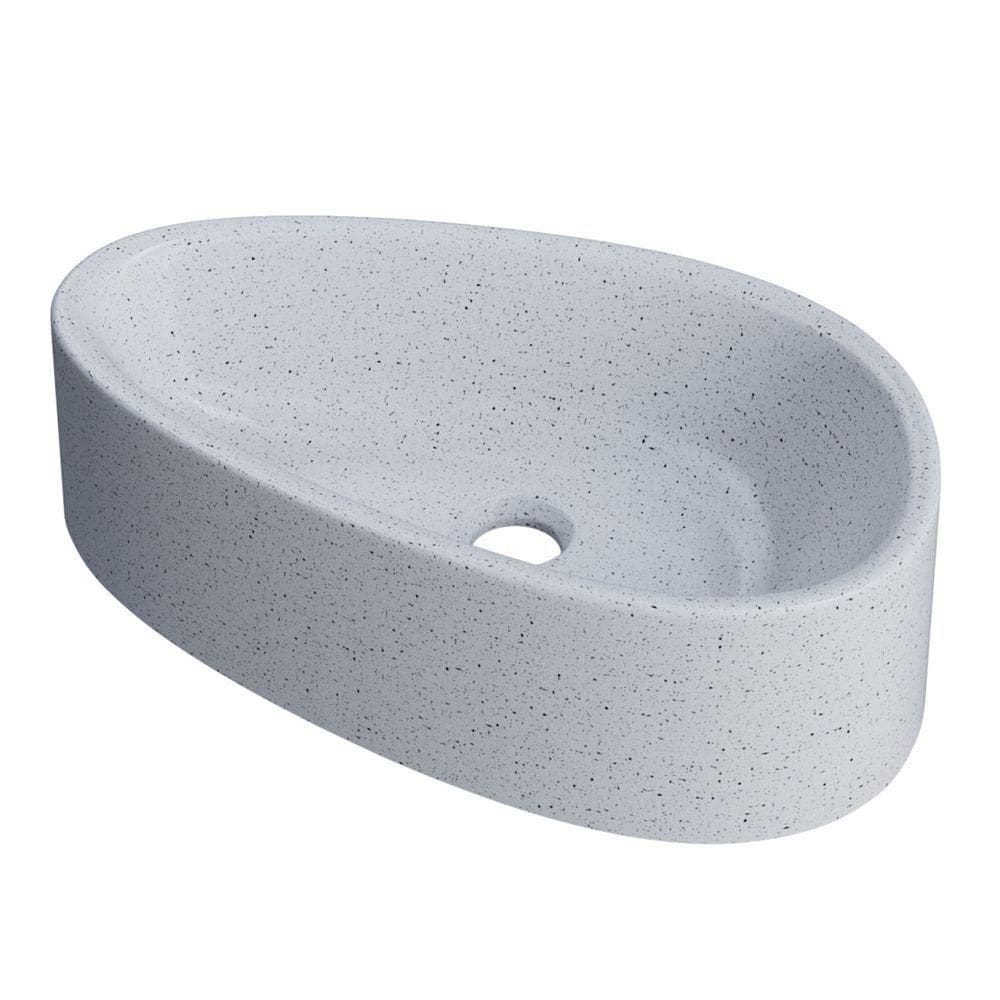 Cuba Pia Para Banheiro Gota 43cm Maitê C08 Branco Granit Mpozenato