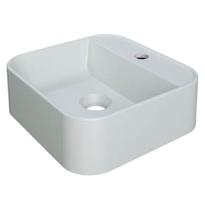 Cuba Pia Para Banheiro Quadrada 32cm ágata C08 Cinza Mpozenato