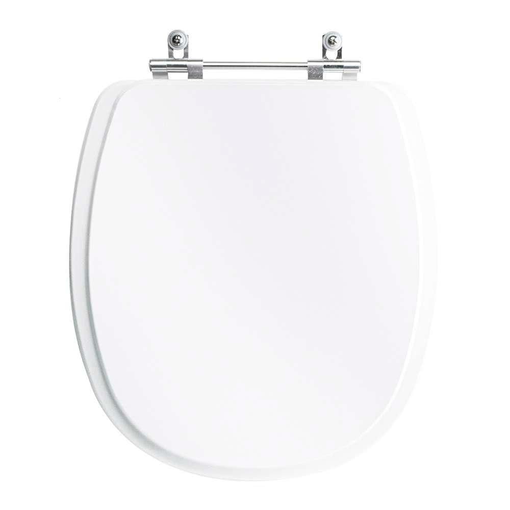 Tampa Vaso Sanitário Poliester Acrilico Aspen Branco Para Bacia Deca