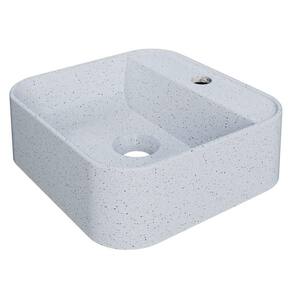 Cuba Pia Para Banheiro Quadrada 32cm ágata C08 Branco Granit Mpozenato