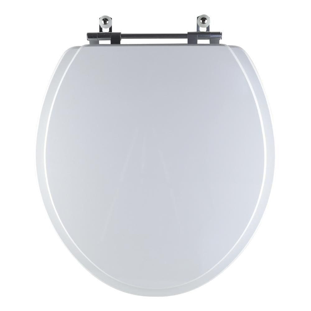 Tampa Vaso Sanitário Poliester Acrilico Oval Convencional Universal Branco Para Bacia Todas As Marcas