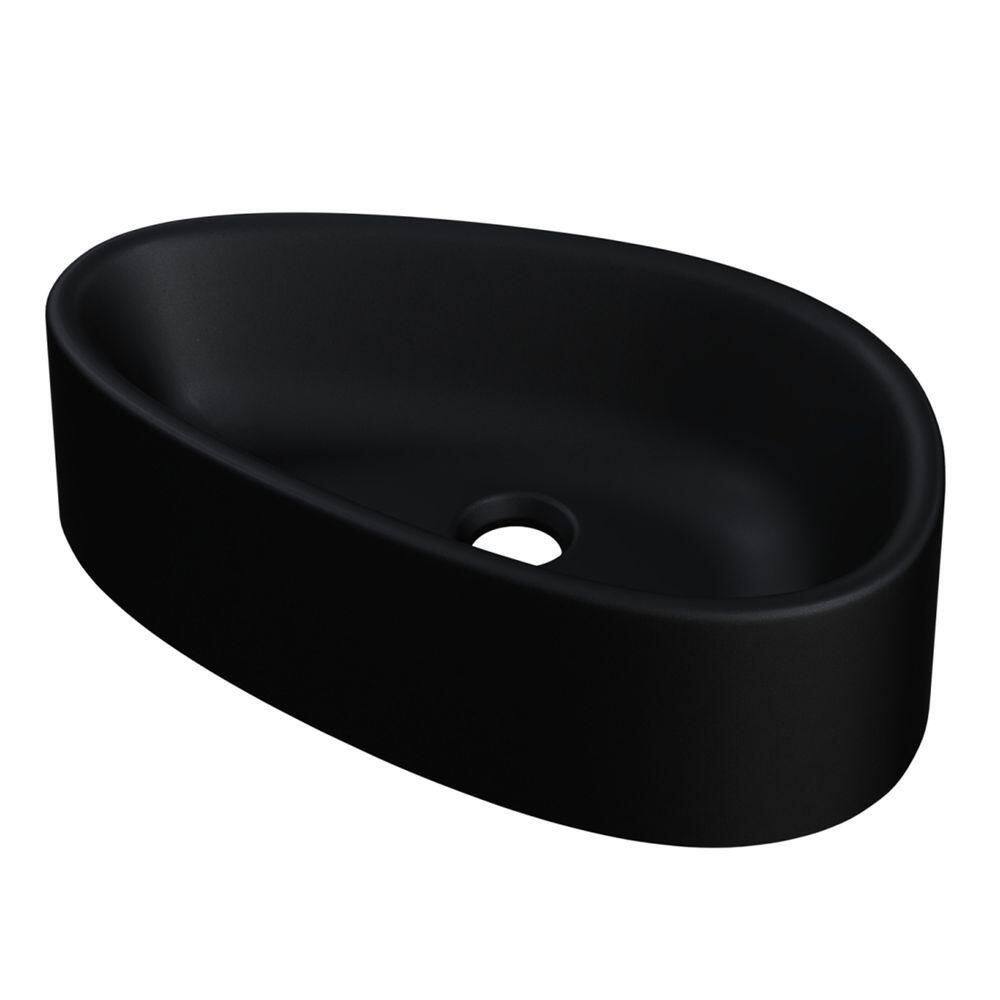 Cuba Pia Para Banheiro Gota 43cm Maitê C08 Preto Mpozenato