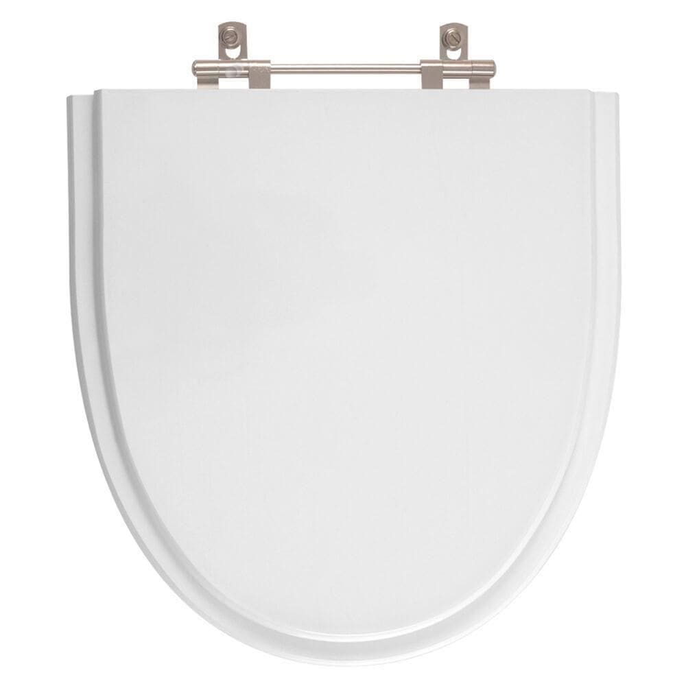 Tampa De Vaso Poliéster Studio Branco Para Bacia Incepa