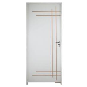 Porta Belíssima 9 Prime Batente Regulável 13-16 Cm E Guarnição 72 X 2.10 Lado Esquerdo - Rodam