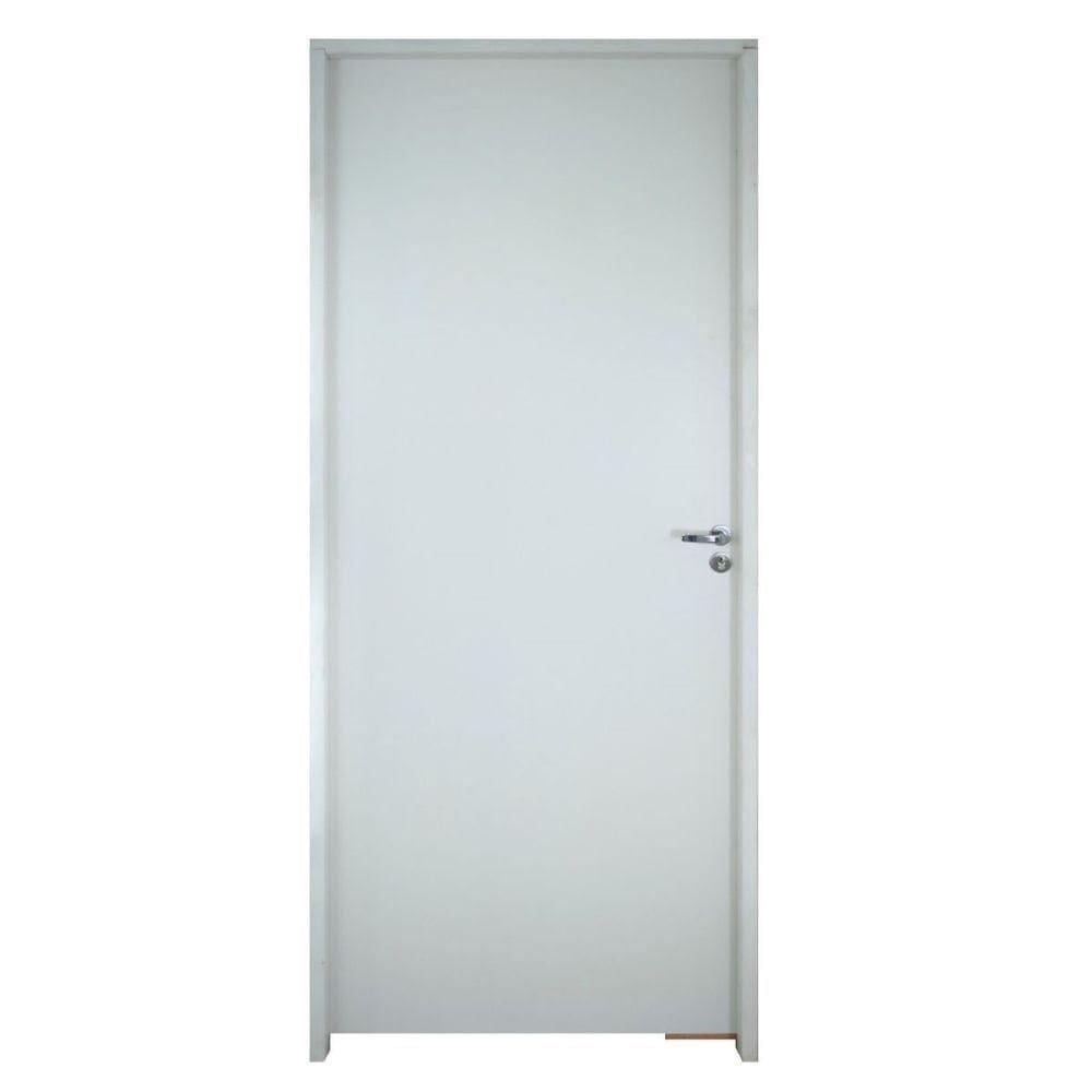 Porta Lisa Prime Batente Regulável 13-16 Cm E Guarnição 82 X 2.10 Lado Esquerdo - Rodam