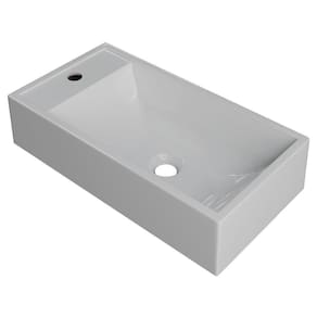 Cuba Pia De Apoio Para Banheiro Retangular 54cm Alva C08 Branco Mpozenato