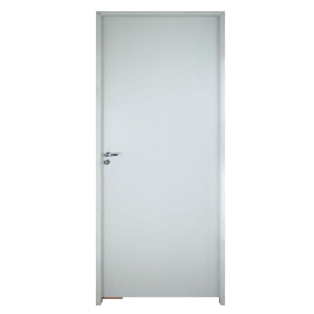 Porta Lisa Prime Batente Regulável 13-16 Cm E Guarnição 82 X 2.10 Lado Direito - Rodam