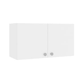Armário De Lavanderia Aéreo Com 2 Portas 70cm Multimóveis Cr30043 Branco