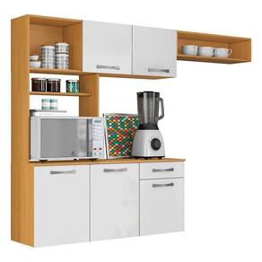 Cozinha Suspensa Nanda Cinamomo Branco - Aramóveis