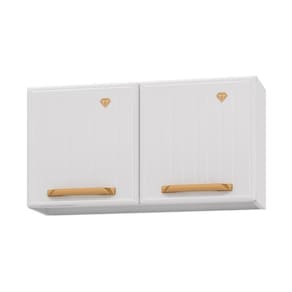 Armário De Cozinha Aéreo De Aço Com 2 Portas 70cm Multimóveis Cr20357 Branco