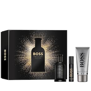 Conjunto de perfume de presente Hugo Boss BOSS Bottled Parfum para homens, 3 peças