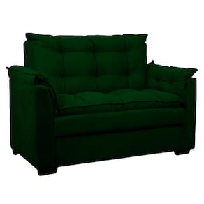 Sofá Confortável 1,40 Pequeno Compacto Small Verde