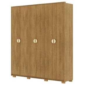 Guarda Roupa Casal 203cm Com 6 Portas Noronha Nature Vila Rica