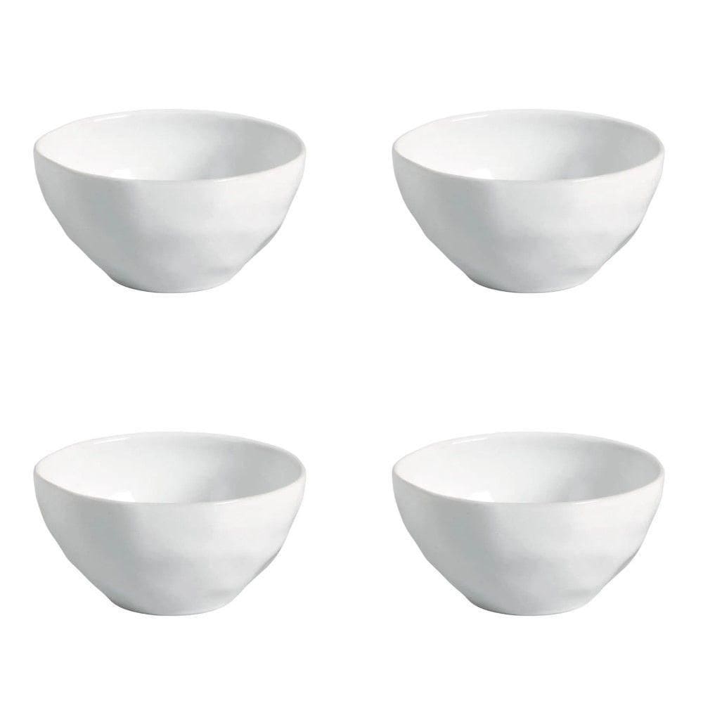 Conjunto De Cumbucas 04 Peças 560ml Orgânico New White Porto