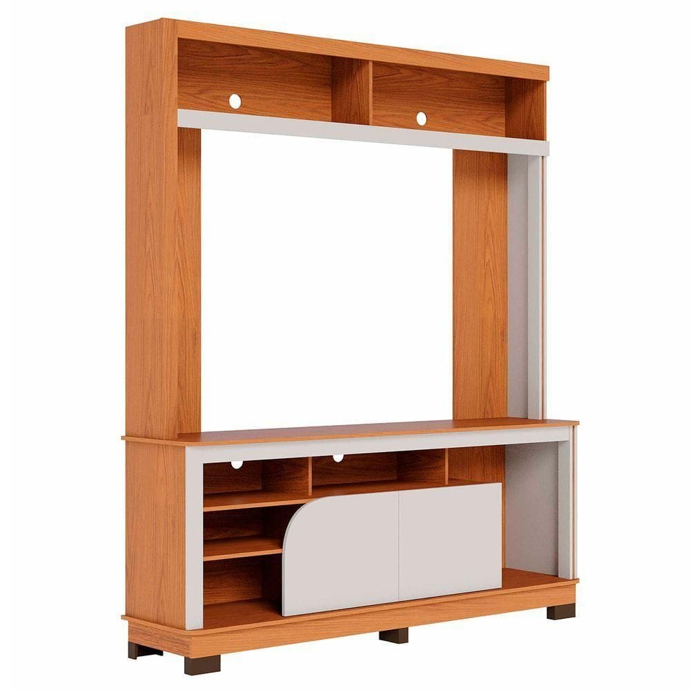 Estante Para 65 Pol 160cm Braga Freijó-off White C05 Mpozenato