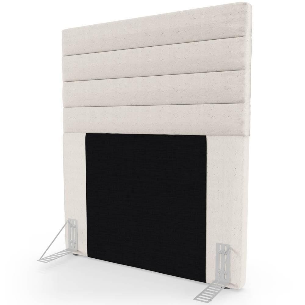 Cabeceira Cama Solteiro 90cm Rubi W01 Linho Cru - Mpozenato