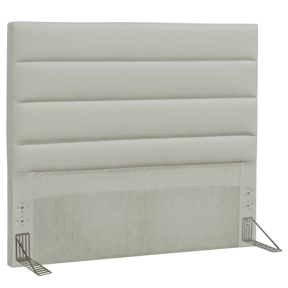 Cabeceira Casal Queen 160cm Greta Sintético Bege - Mpozenato