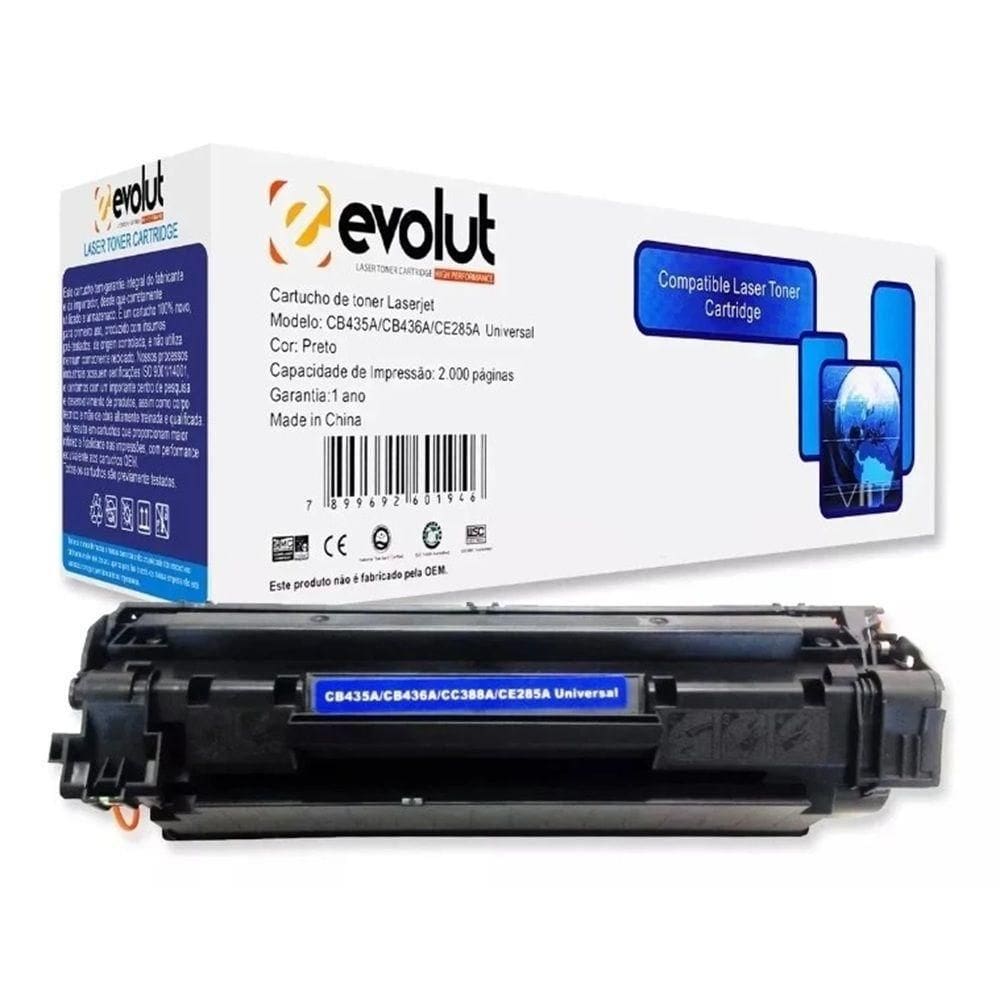 Toner Evolut Compatível 285a 435a 436a 278a P1102 1102 M1132 M1120
