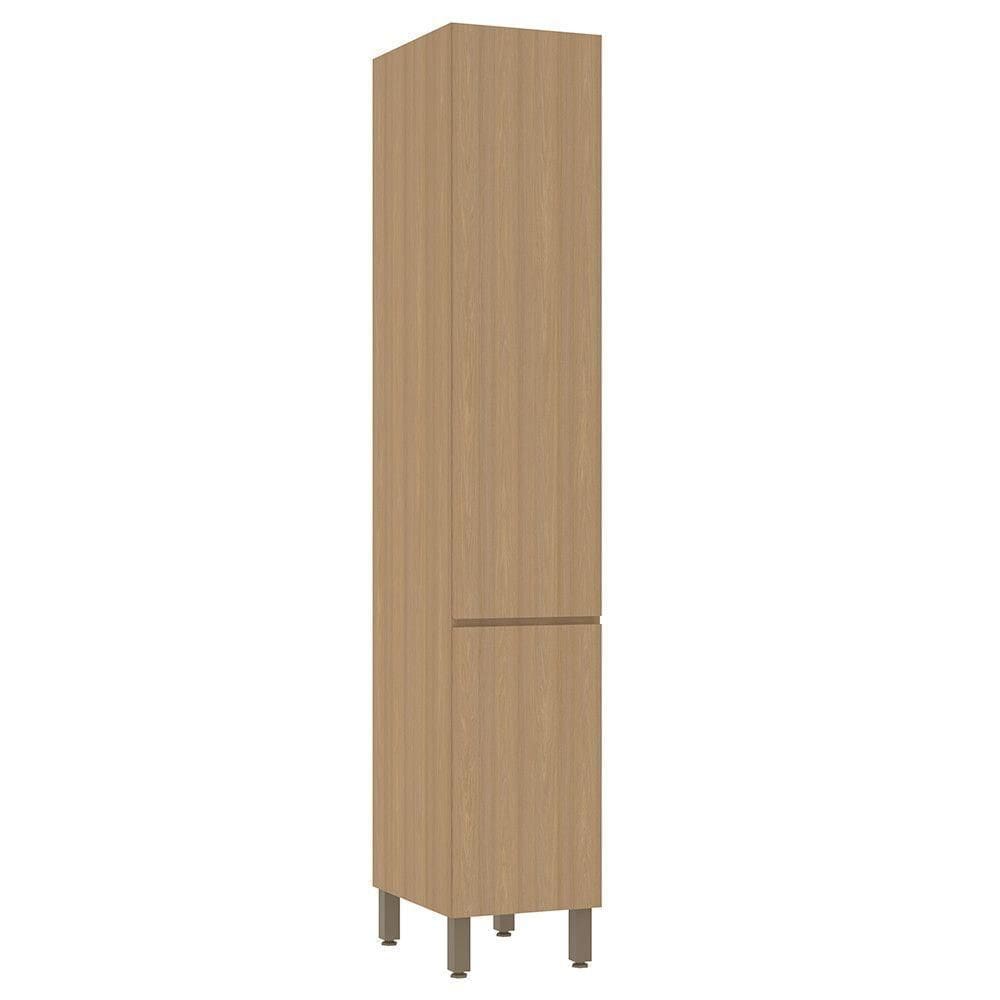 Paneleiro Simples 40cm 2 Portas Slim Luciane Móveis Freijó-freijó